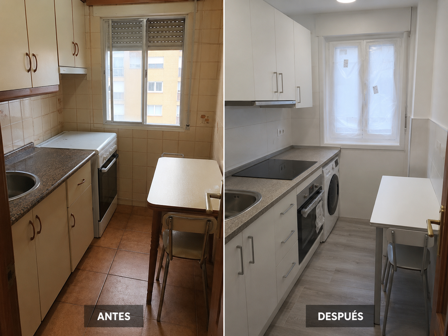 Cocina renovada en Calle Santa Susana Oviedo